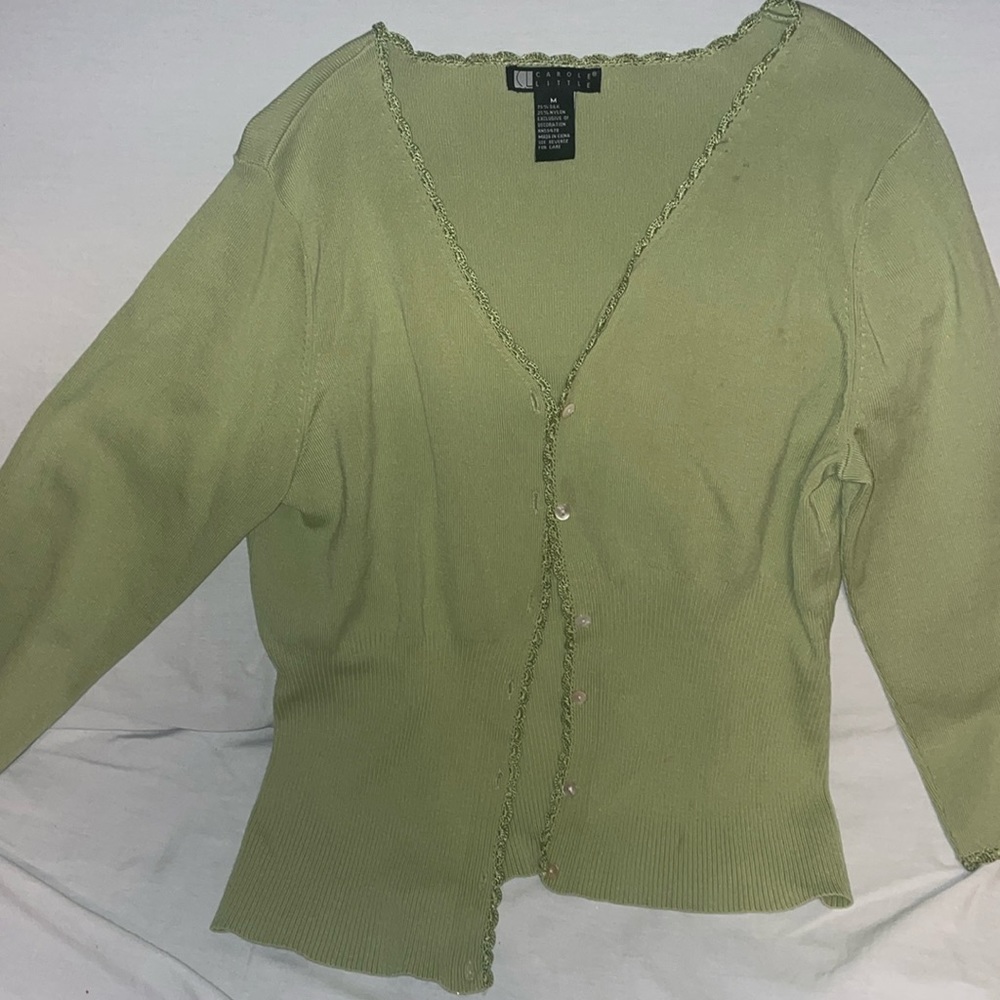 Green Carole Little Sweater